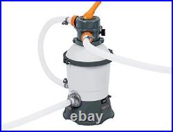 Bestway Flowclear 800 Gallon Sand Filter Pump for Outdoor Above Ground Pools