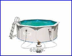 Bestway Hydrium 12ft x 48in Pool Set Above Ground Swimming Pool with Sand Filter