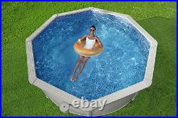 Bestway Hydrium 12ft x 48in Pool Set Above Ground Swimming Pool with Sand Filter