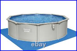 Bestway Hydrium 15ft x 48in Pool Set Above Ground Swimming Pool with Sand Filter