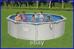 Bestway Hydrium 15ft x 48in Pool Set Above Ground Swimming Pool with Sand Filter