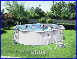Bestway Hydrium 16ft 5in x 12ft x 48in Oval Pool Set Above Ground Swimming Pool