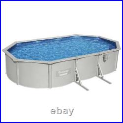 Bestway Hydrium Above Ground Frame Pool Outdoor Swimming with Filter Oval vidaXL
