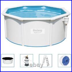 Bestway Hydrium Swimming Pool Set Above Ground Frame Lounge UK Outlet