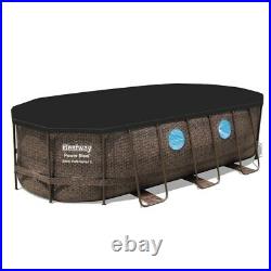 Bestway Large Swimming Pool 18ft X 9ft Limited Edition Rattan Design Last Ones