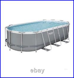 Bestway Oval Power Steel Swimming Pool 14ft Set (427x250x100cm) 5? SELLER