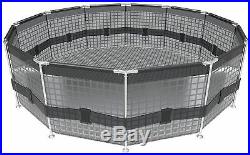 Bestway Pool Steel pro Max Rounded above Ground 3,05 M with Pump