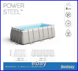 Bestway Power Steel 2.82m x 1.96m Above Ground Swimming Pool Set (For Parts)