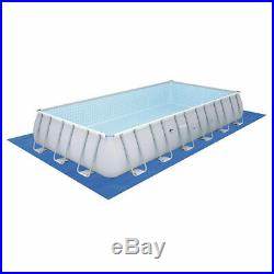 Bestway Power Steel 22 ft x 12 ft x 48 in Above Ground Swimming Pool Sand Pump