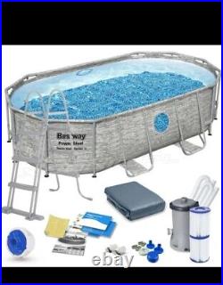 Bestway Power Steel 56714 3.5'x8.2' Above Ground Pool 427x250x100cm Full Set