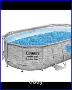 Bestway Power Steel 56714 3.5'x8.2' Above Ground Pool 427x250x100cm Full Set