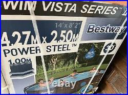 Bestway Power Steel 56714 427 x 250 x 100 Cm Above Ground Pool Set