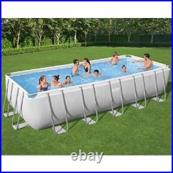 Bestway Power Steel Above Ground Pool Swimming Rectangular 19281 L UK Outlet