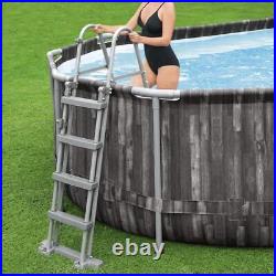 Bestway Power Steel Above Ground Pool With pump & ladder, Oval, 20Ft (Open Box)