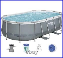 Bestway Power Steel Swimming Pool 14FT (427x250x100cm) Free Next Day Shipping