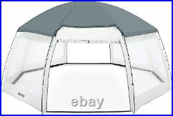 Bestway Round Dome Tent for Above Outdoor Ground Pools and Spas, 19'8
