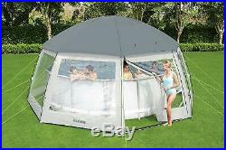 Bestway Round Pool Tent Cover Canopy Dome Enclosure Protector Lay z Spa Shelter