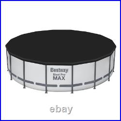 Bestway Round Steel Pro MAX Grey 16' x 48 Above Ground Swimming Pool