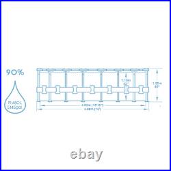 Bestway Round Steel Pro MAX Grey 16' x 48 Above Ground Swimming Pool