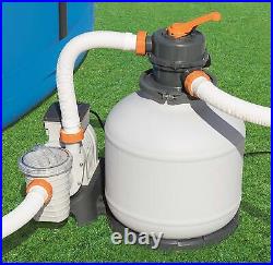 Bestway Sand Filter 1500Gal/H Pool Pump System With Chemconnect Flowclear