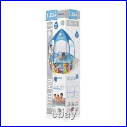 Bestway Splash in Shade Kids Spray Play Swimming Pool with UV Canopy