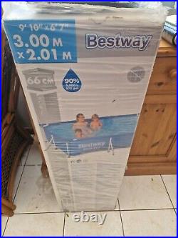 Bestway Steel Frame Swimming Pool 2m x3m x66cm, Heater, Filter, Top Cover Etc