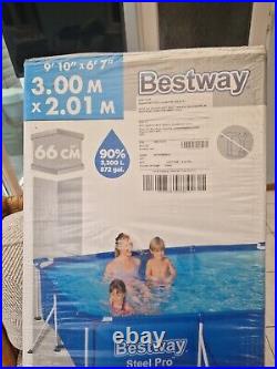Bestway Steel Frame Swimming Pool 2m x3m x66cm, Heater, Filter, Top Cover Etc