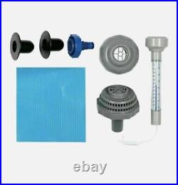 Bestway Steel Pro 12Ft 33in Swimming Pool Set with Filter Pump & Cover & Kit