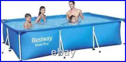 Bestway Steel Pro 3.00m x 2.01m x 66cm Rectangular Above Ground Swimming Pool