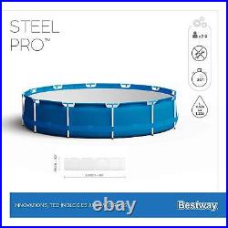 Bestway Steel Pro 3.05m x 76cm Round Above Ground Outdoor Swimming Pool Set