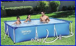 Bestway Steel Pro 3m x 2.01m x 66cm Rectangular Above Ground Pool Set (Open Box)