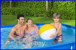 Bestway Steel Pro 9.10 ft Outdoor Swimming Pool, Above Ground Rectangular 3.00