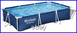 Bestway Steel Pro 9ft x 6ft Rectangular Outdoor Swimming Pool with Filter Pump