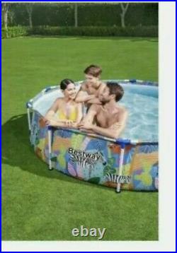 Bestway Steel Pro Above Ground Swimming Pool Round 10 Ft x 26 Inch Free Shipping