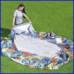 Bestway Steel Pro Colourful Zebra Design Round Family Swimming Pool BW56985