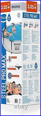 Bestway Steel Pro MAX Above Ground Pool 305x76cm FREE weight bench