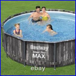 Bestway Steel Pro MAX Round 12' x 39.5 Above Ground Swimming Pool