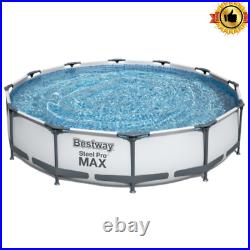 Bestway Steel Pro Max 12ftx30 Pool Set Outdoor Swimming Heavy-Duty Above Ground