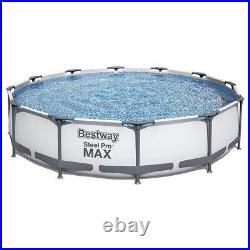 Bestway Steel Pro Max 3.66m x 0.76m Round Above Ground Outdoor Pool Set Open Box