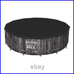 Bestway Steel Pro Max 4.27m x 1.07m Round Above Ground Outdoor Swimming Pool Set