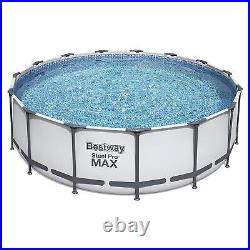Bestway Steel Pro Max 4.57m Above Ground Outdoor Swimming Pool Set Open Box