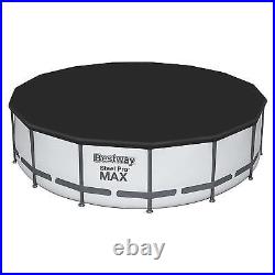 Bestway Steel Pro Max 4.57m x 1.22m Round Above Ground Outdoor Swimming Pool Set