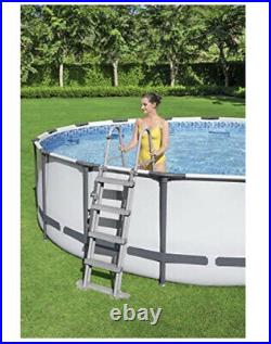 Bestway Steel Pro Max Framed Garden Pool, Above Ground Grey 14ft RRP £650