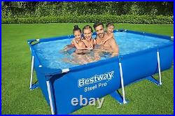 Bestway Steel Pro Metal Frame Swimming Pool, Family Above Ground Pool