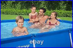 Bestway Steel Pro Metal Frame Swimming Pool, Family Above Ground Pool