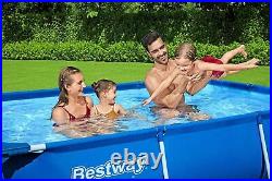 Bestway Steel Pro Metal Frame Swimming Pool, Family Above Ground Pool