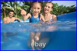 Bestway Steel Pro Pool Swimming Pool, Rectangle Above Ground Garden Frame