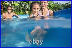 Bestway Steel Pro Pool Swimming Pool, Rectangle Above Ground Garden Frame