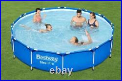 Bestway Steel Pro Swimming Pool 12' x 30 Above Ground Garden Leisure w Pump