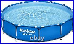 Bestway Steel Pro Swimming Pool 2300/3300/5700 Liters & Filter Pump, 330 Gal